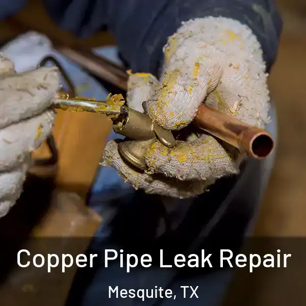  Copper Pipe Leak Repair Mesquite, TX
