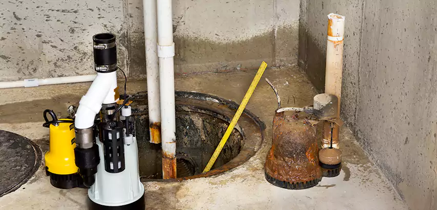 Installing Sump Pump in Finished Basement in Mesquite, TX